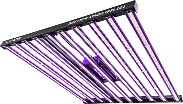 LUMATEK ZEUS 1000 WATT EXTREME PPFD CO2 2925 UMOL/S LIGHT BAR Pro (free freight) 1.5 x 1.5 area