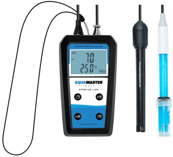 Aqua Master H600-  handheld meter- PH, EC, PPM, TDS, temp - Image 2
