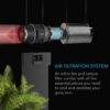 AC-Infinity T8 Air Filtration Kit Pro 8 Inch kit- 200 MM, Inline Fan, controller 69 complete  kit - Image 2