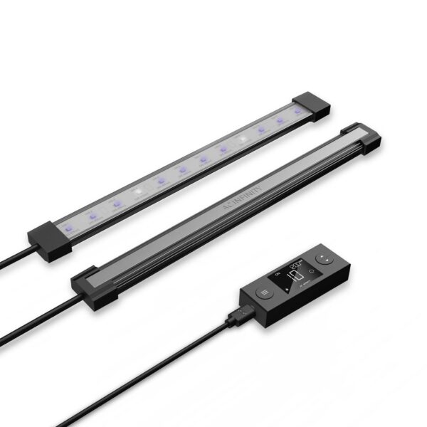 AC- Infinity Ionbeam U2, Targeted Spectrum UV LED Grow Light Bars, 2-Bar Kit 11 inch / 28 cm